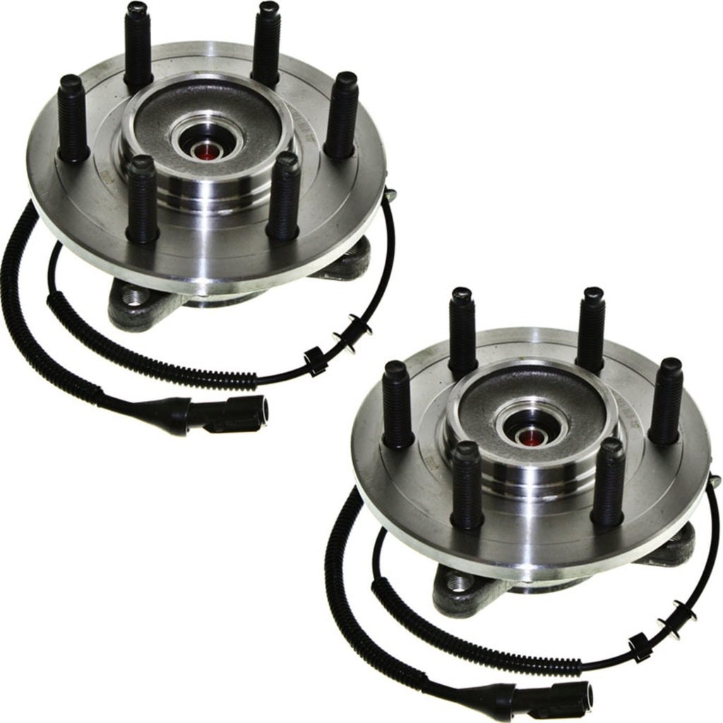 2005-2008 Ford F-150 & Lincoln Mark Front Wheel Hubs - Driver & Passenger Side, w/ Bearing & Sensor, 4WD
