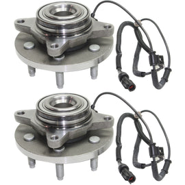 2007-2010 Ford Expedition & Lincoln Navigator Front Wheel Hubs - Driver & Passenger Side, w/ Bearing & Sensor, RWD