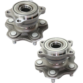 2007 Infiniti G35 Wheel Hubs - Rear, Left & Right, w/ Bearing (43202AG000)