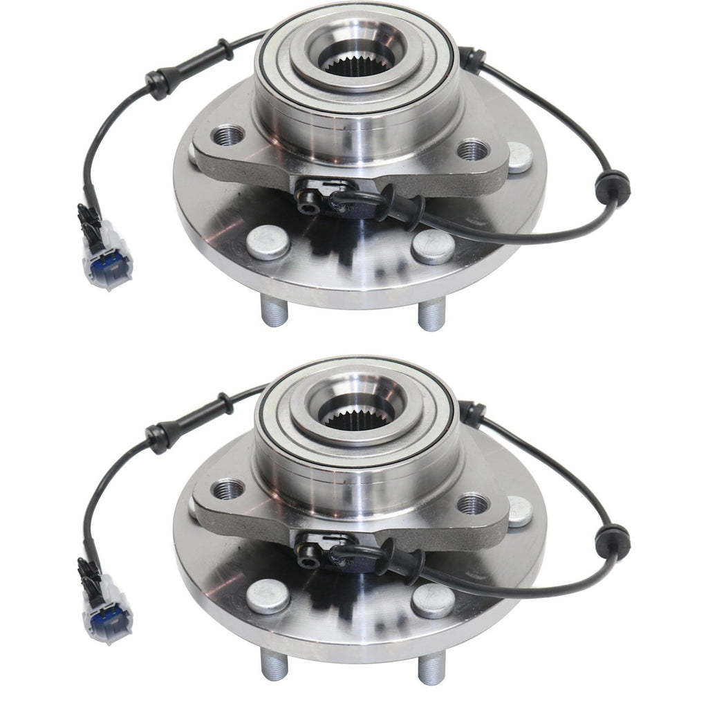 2008-2012 INFINITI & Nissan Wheel Hub & Bearing Set - Front, Driver & Passenger Side