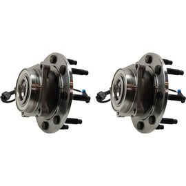 Wheel Hubs - Left & Right, 4WD, w/ Bearing