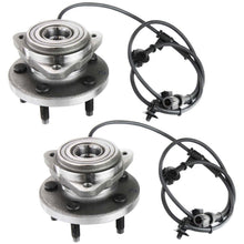 Load image into Gallery viewer, 1999-2010 Ford &amp; Mazda Front Wheel Hubs - Driver &amp; Passenger Side, w/ Bearing &amp; Sensor, 4WD