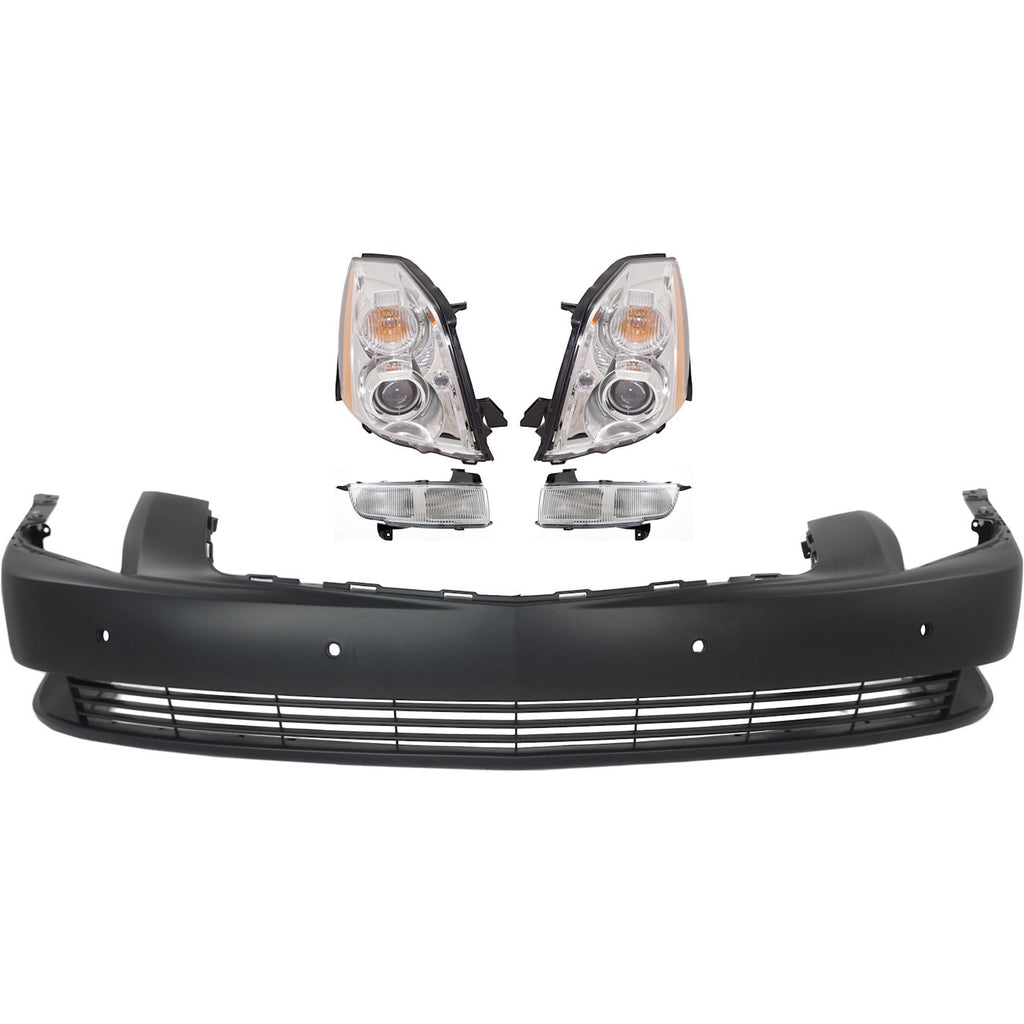 2006-2011 Cadillac DTS Headlights - HID, Left & Right, w/ Bulbs (20861481)