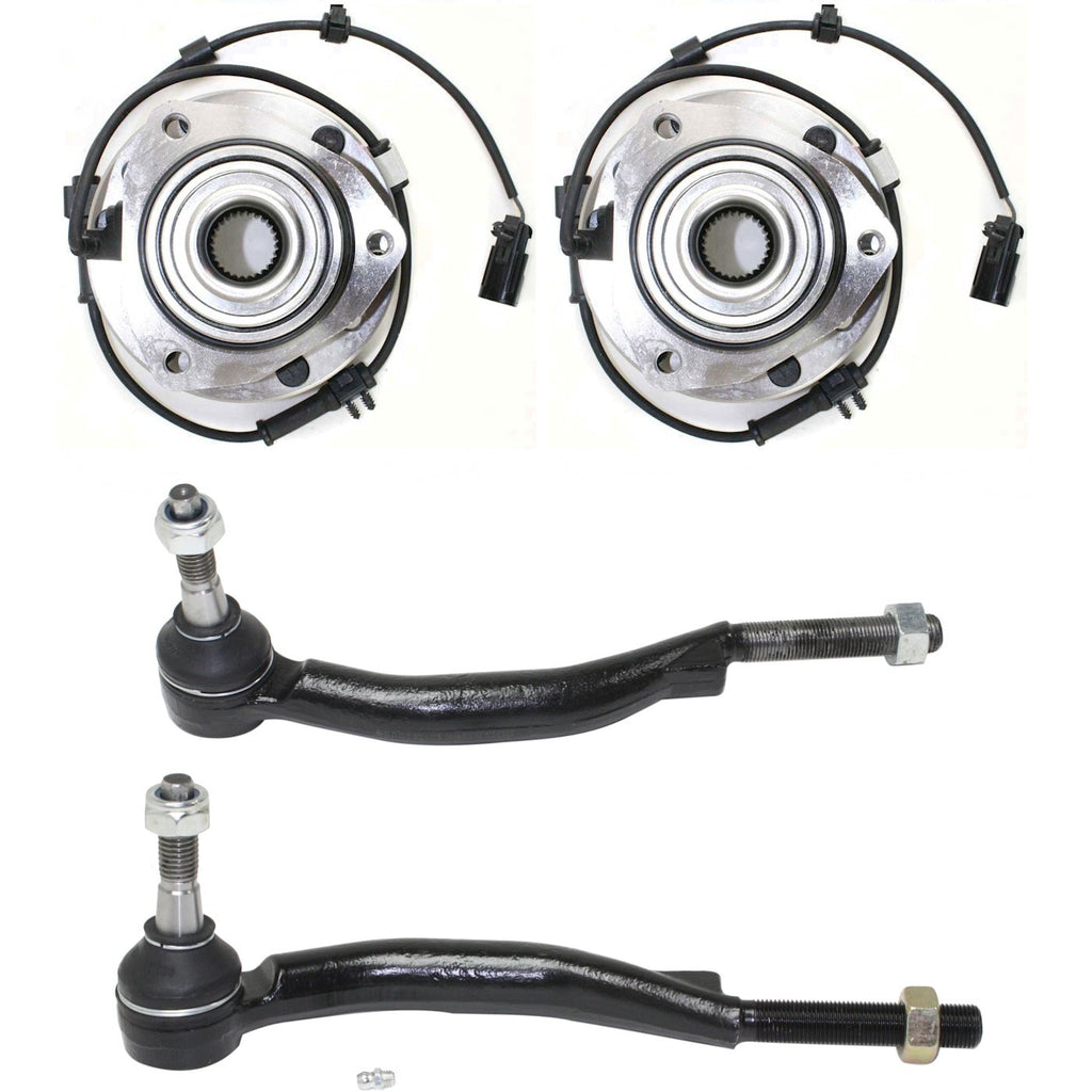 Wheel Hubs - Front, Left & Right, 4-Piece (Universal Fit) (1016508)