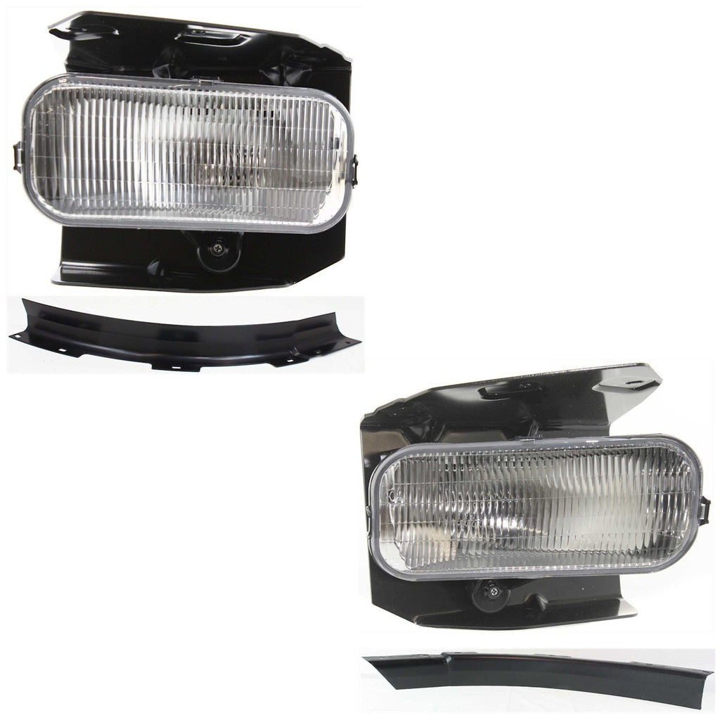 Kool Vue 1999-2004 Ford Fog Lights - Halogen, Driver & Passenger Side, Assembly (1L3Z15200AA)
