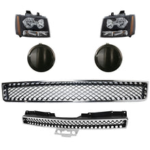 Load image into Gallery viewer, 2007-2014 Chevrolet Bumper Grilles - Halogen, Left &amp; Right, Assembly (22853025)