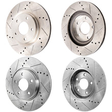 Load image into Gallery viewer, 2009-2017 Chrysler, Dodge, Jeep &amp; Mitsubishi Front &amp; Rear Brake Disc Rotors Sedan