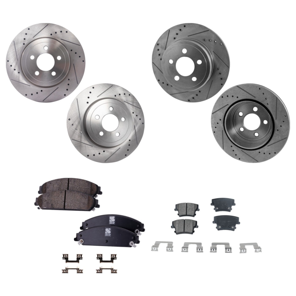 2005-2019 Chrysler Brake Rotors - Front & Rear (27355)