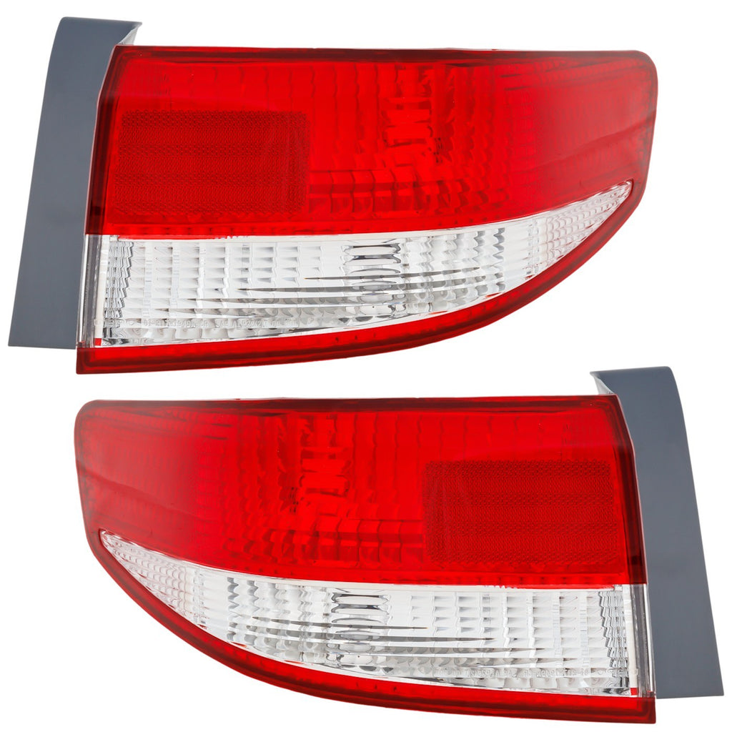 2003-2004 Honda Accord Tail Lights - Driver & Passenger Side (33501SDAA01)