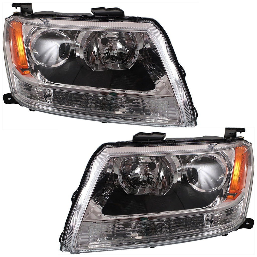 2009-2013 Suzuki Grand Vitara Headlights - Driver & Passenger Side (17340595)