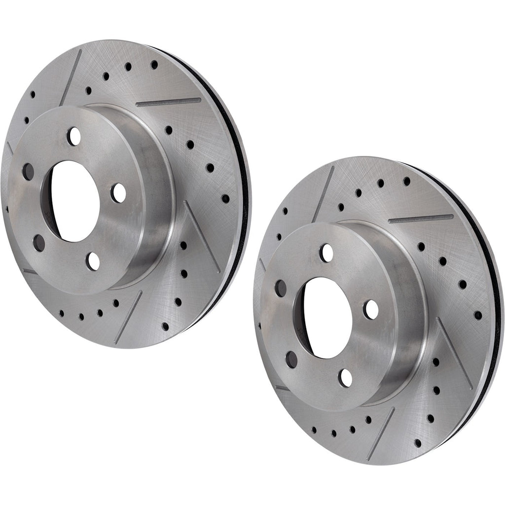 1996-2002 Ford, Mazda & Mercury Brake Rotors - Front, Left & Right, 4WD (F5TZ1125A)