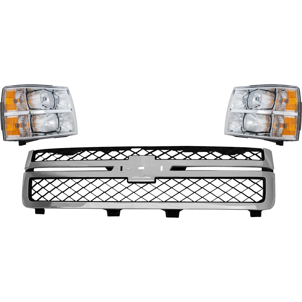 2011-2014 Chevrolet Silverado 2500 HD & Silverado 3500 HD Grille (20966058)