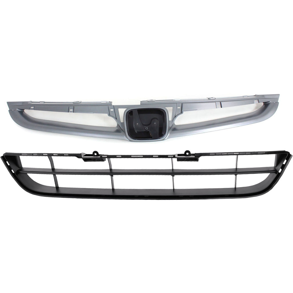 2006-2007 Honda Accord Grille - Primed, Assembly, Sedan (71121SDAA10ZA)