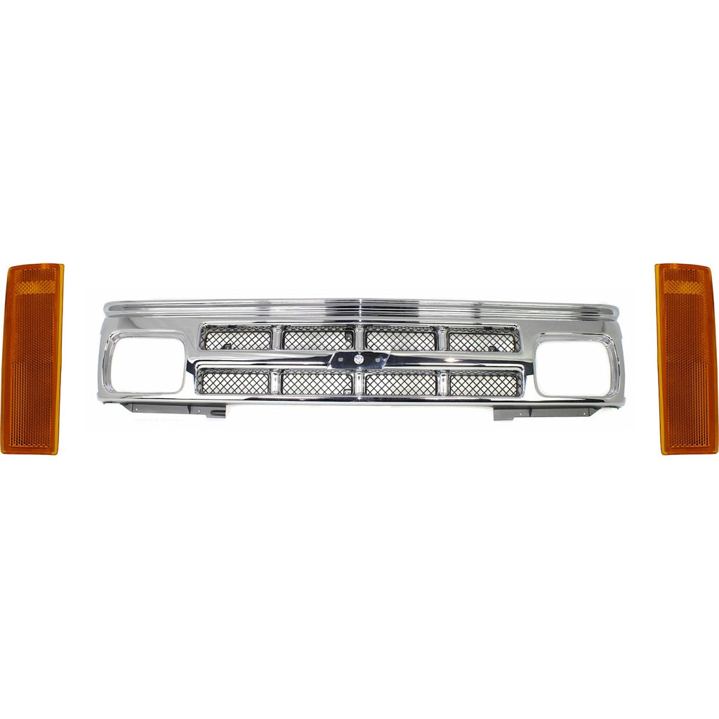 1991-1994 Chevrolet S10 & S10 Blazer Grille (15701945PFM)