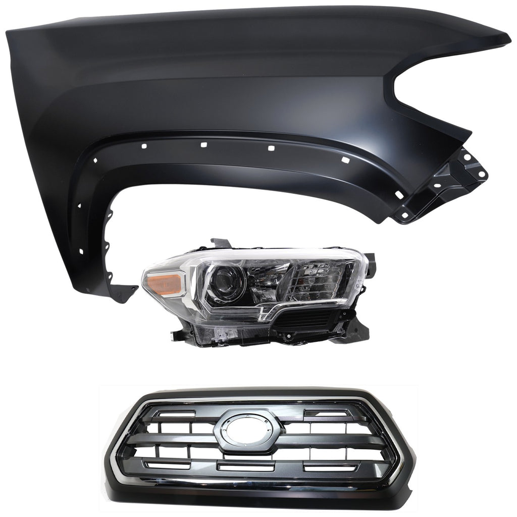 2016-2017 Toyota Tacoma Headlight - Right (5310004540C0)