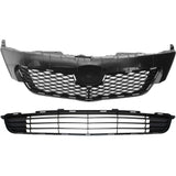 Bumper Face Bar Grilles Front for Toyota Corolla 2009-2010