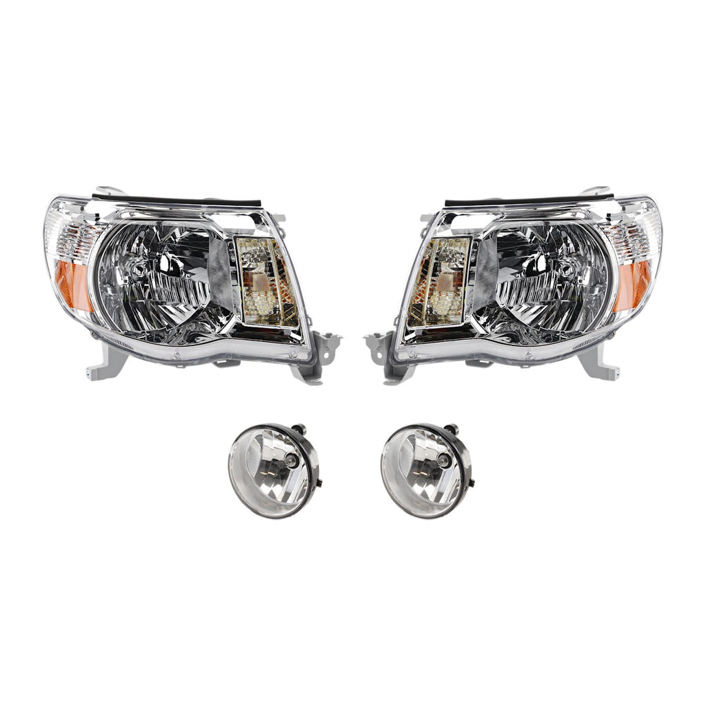 2005-2011 Toyota Tacoma Headlights - Driver & Passenger Side (8111004163)