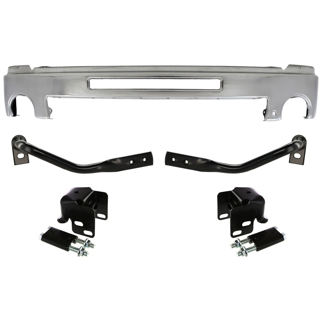 2007-2013 GMC Sierra 1500 Bumper Face Bars - Front, Driver & Passenger Side (15791866)