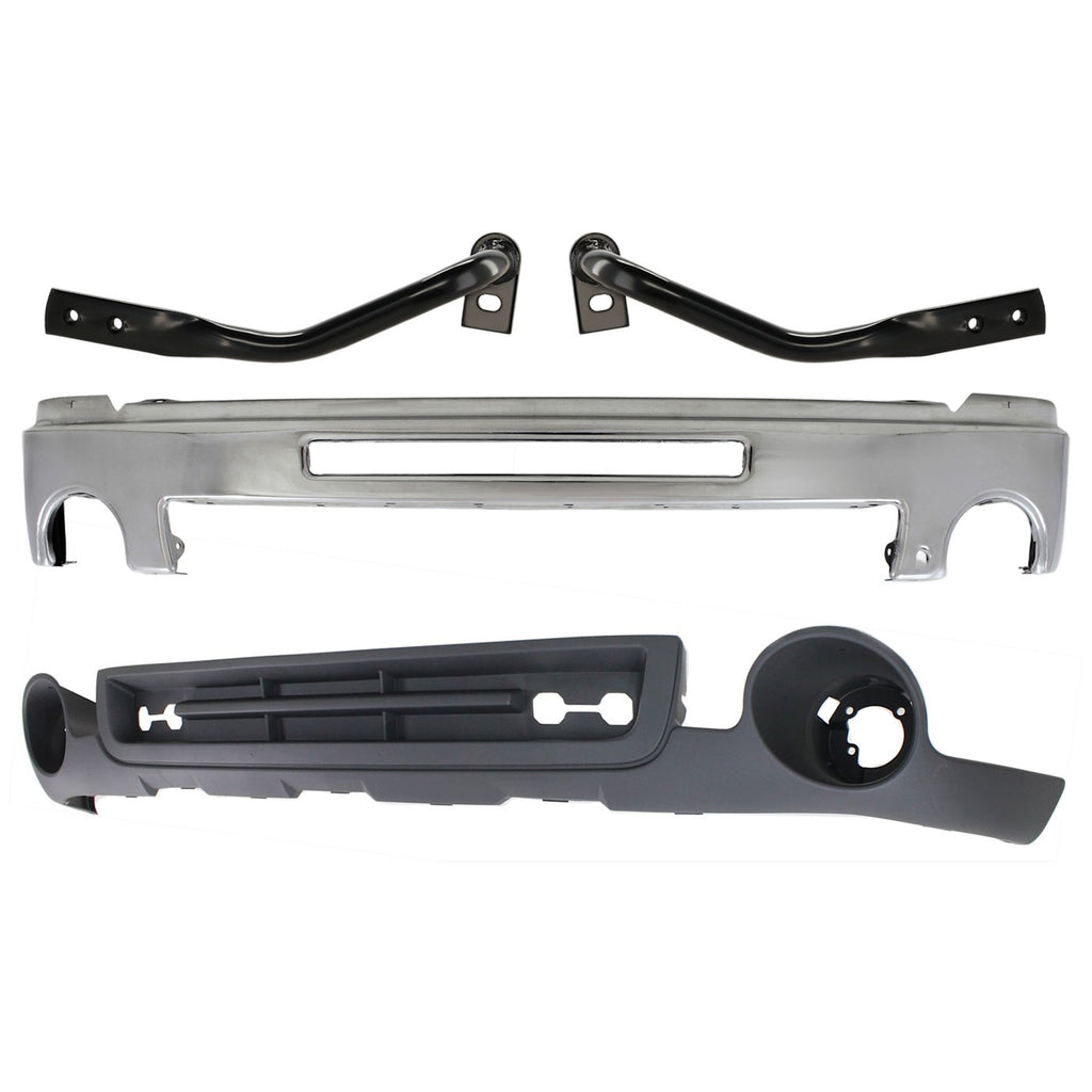 2007-2010 GMC Sierra 2500 HD & Sierra 3500 HD Bumper Face Bar - Front (15902856)