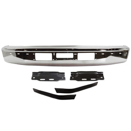 1992-1996 Ford F-150, F-250 & F-350 Bumper Face Bars - Front, Driver & Passenger Side (F3TZ17757AB)