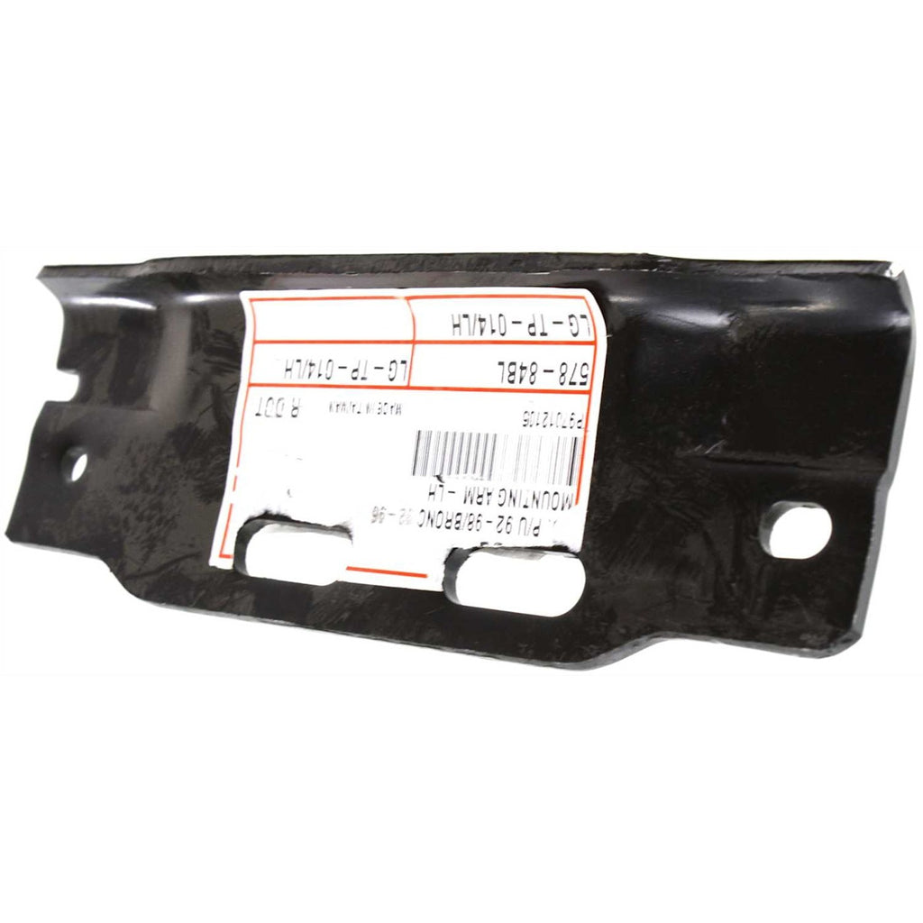 1992-1996 Ford F-150, F-250 & F-350 Bumper Face Bars - Front, Driver & Passenger Side (F3TZ17757AB)