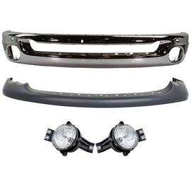 2002-2005 Dodge Ram 1500, Ram 2500 & Ram 3500 Bumper Face Bar - Front (55077946AB)