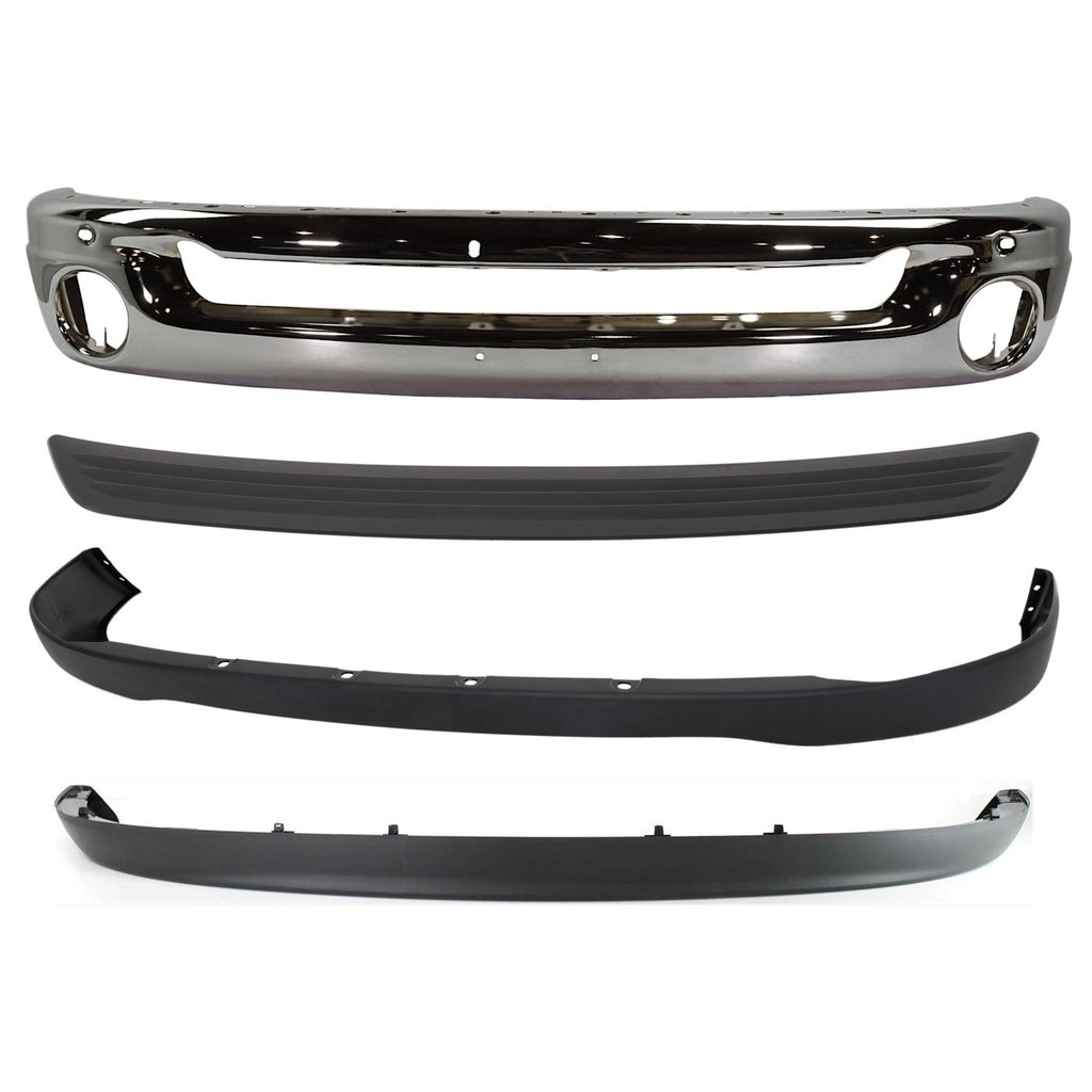 2006-2009 Dodge Ram 1500, Ram 2500 & Ram 3500 Bumper Face Bar - Front (55077946AB)