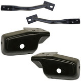Set of 4 Bumper Bracket For Chevrolet Silverado 2500 HD 2007 to 2010 Front Left