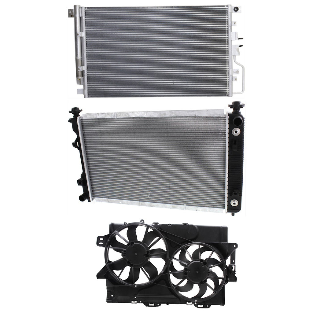 Kool Vue 2016-2017 Chevrolet Equinox & GMC Terrain AC Condenser (23400197)