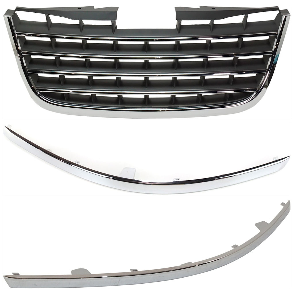 2008-2010 Chrysler Town & Country Bumper Trims - Front, Driver & Passenger Side (5113148AA)