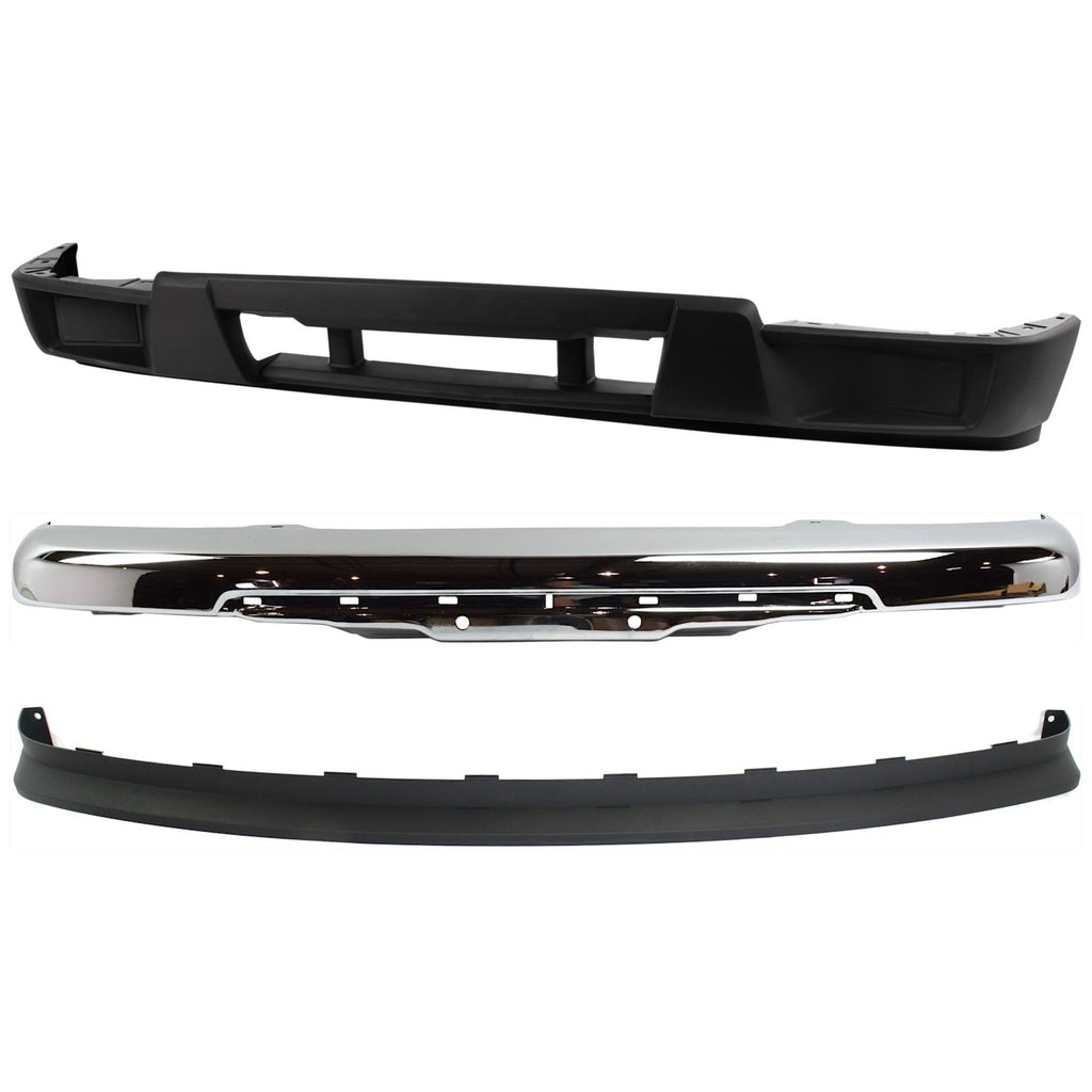 2005-2012 Chevrolet, GMC & Isuzu Bumper Face Bar - Front (12335804)