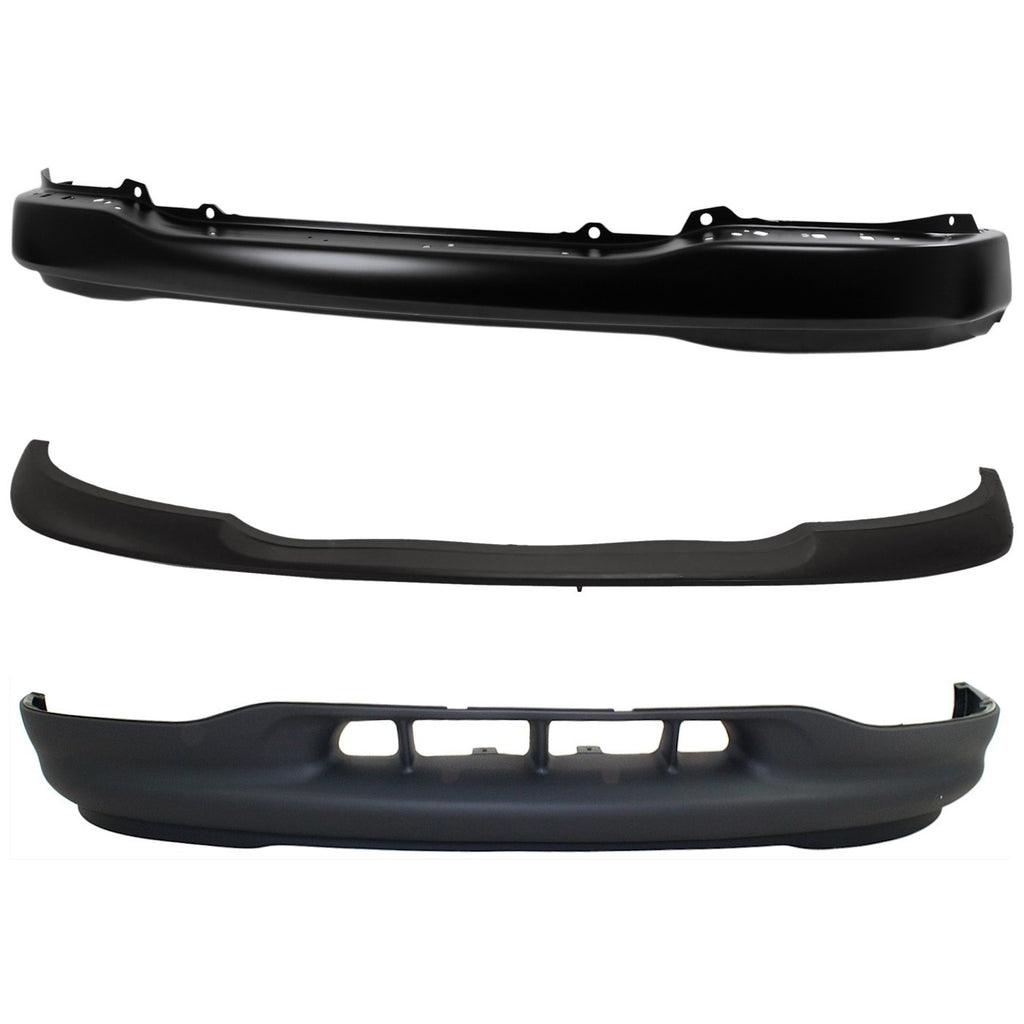 1999-2002 Ford F-150 Bumper Face Bar - Front (YL3Z17757CAA)