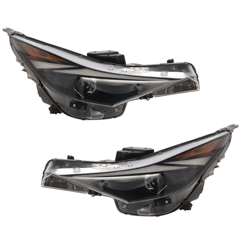 2021-2023 Hyundai Elantra Headlights - Halogen, Left & Right, w/ Bulbs (92101AA160)