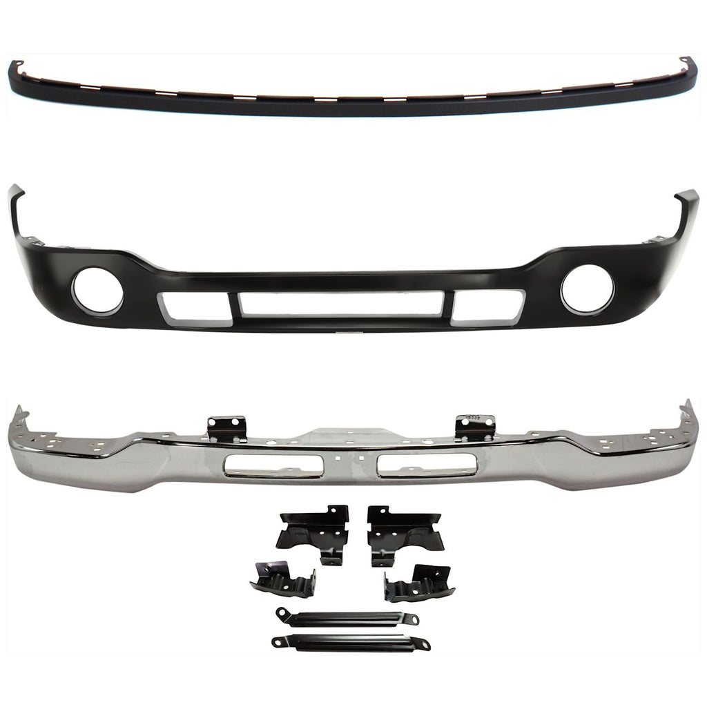 2003-2007 GMC Bumper Face Bar - Front (15098990PFM)