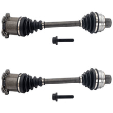 Load image into Gallery viewer, 2008-2012 Audi A4 Quattro &amp; A5 Quattro CV Axles - Front, Driver &amp; Passenger Side, Sedan (17714637)