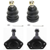 Set of 4 Ball Joints Front Driver & Passenger Side Upper for Chevy Olds Le Sabre