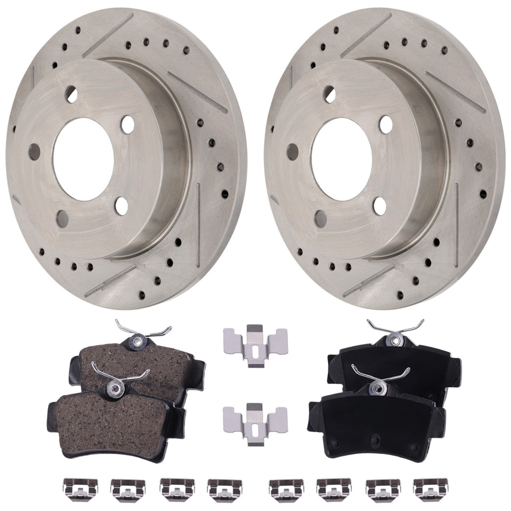 2003-2004 Ford Mustang Brake Rotor - Rear (19728)