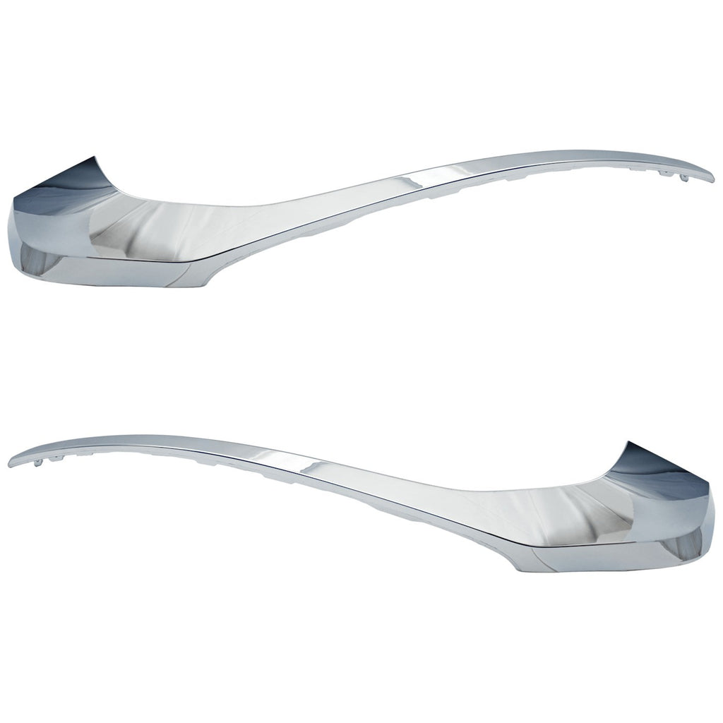 2022-2024 Mitsubishi Outlander Bumper Trims - Front, Driver & Passenger Side (6407A271)