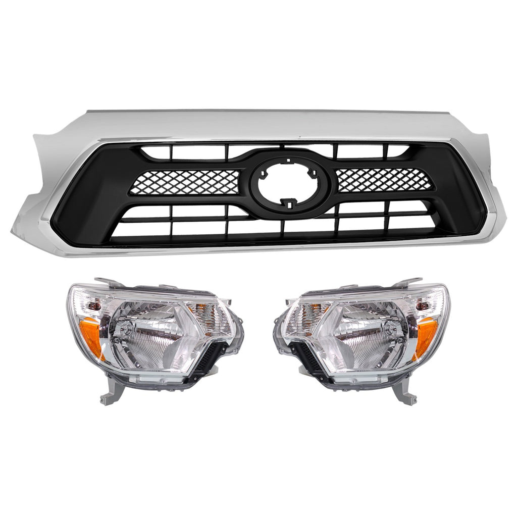 2012-2015 Toyota Tacoma Headlights - Driver & Passenger Side (8111004181)