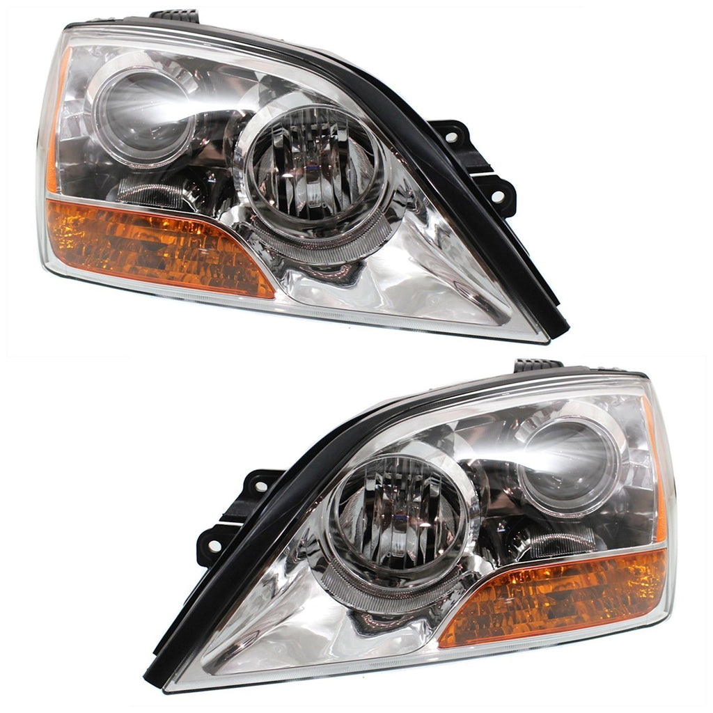 2008-2009 Kia Sorento Headlights - Driver & Passenger Side (921013E640)