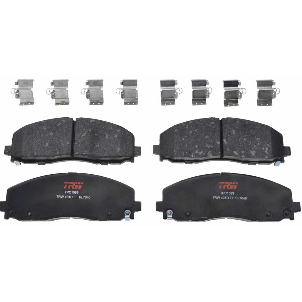 TRW 2020-2024 Chrysler, Dodge & Jeep Brake Pad Set Front (TXC1589)