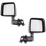 Set of 2 Mirrors  Driver & Passenger Side Heated Left Right for Wrangler Pair