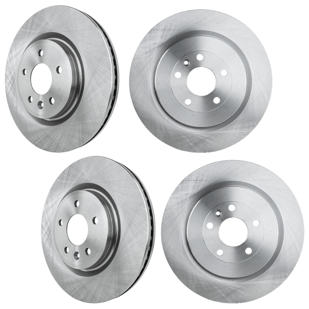 2013-2019 Ford Explorer, Ford Flex & Lincoln MKT Brake Rotors - Front & Rear (42285)