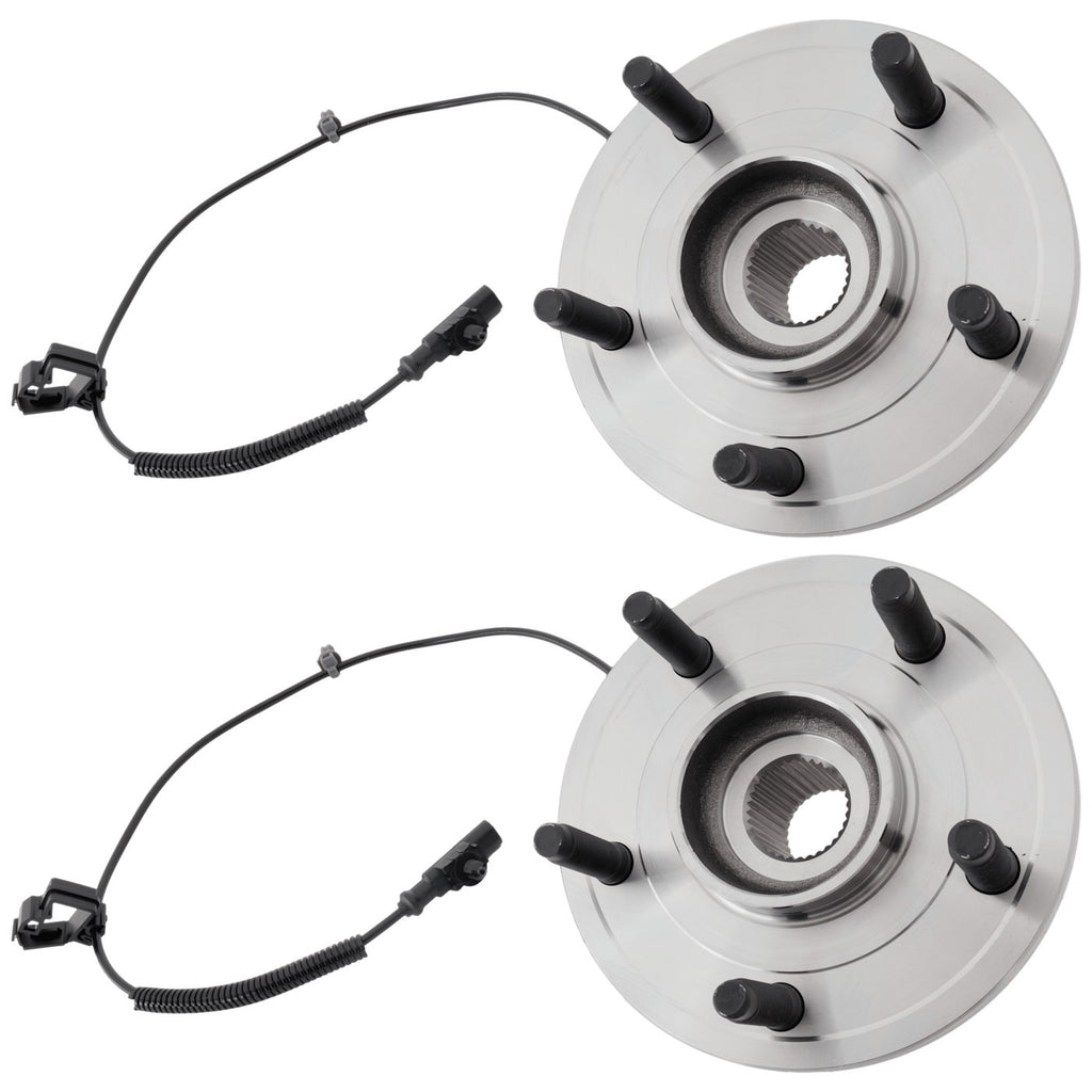 2005-2011 Dodge Dakota, Mitsubishi Raider & Ram Dakota Wheel Hubs - Front, Driver & Passenger Side (52104699AI)