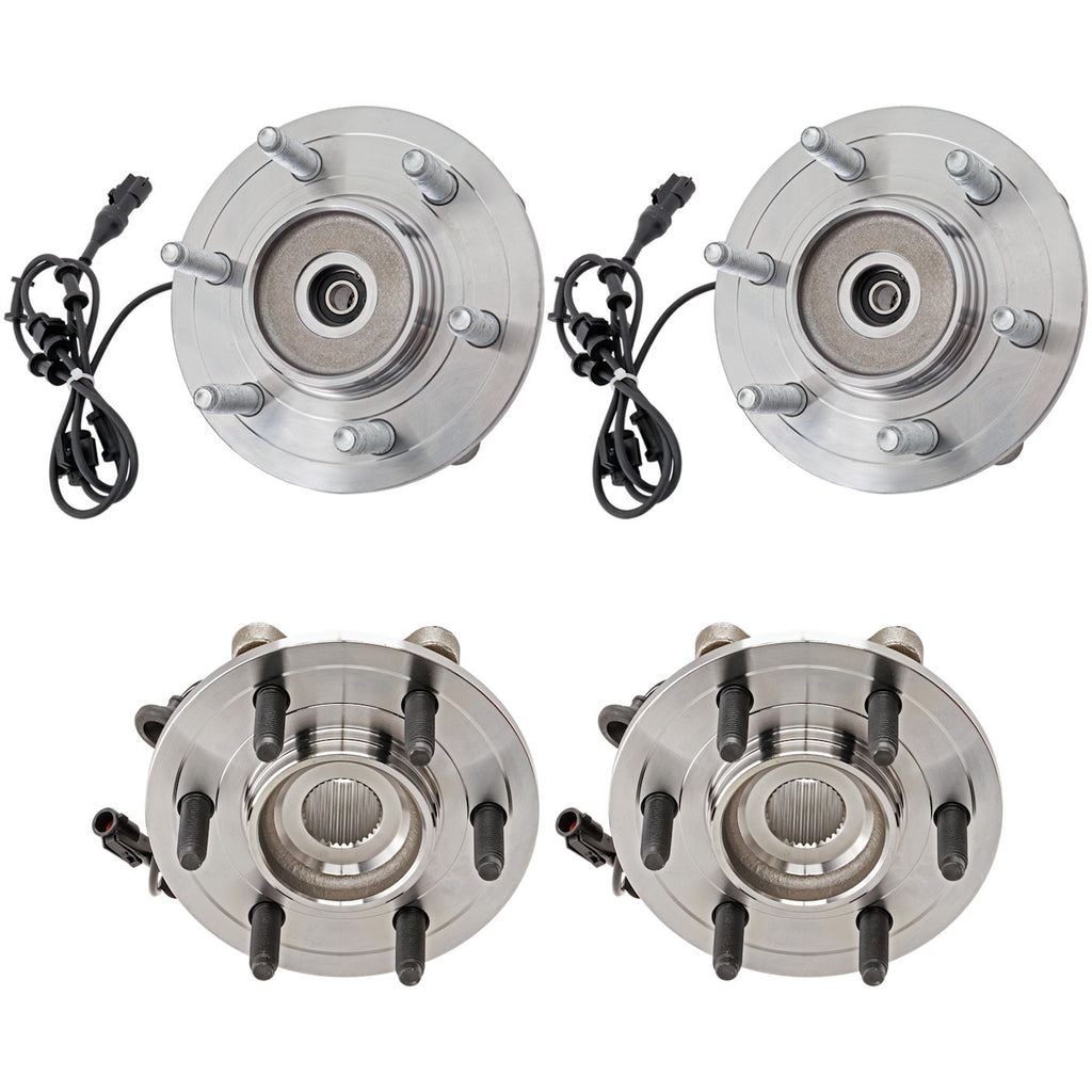 2003-2006 Ford Expedition & Lincoln Navigator Wheel Hubs - Front & Rear, Driver & Passenger Side, 4WD 4X4 (6L1Z1104E)
