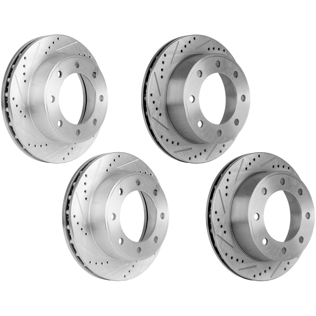 2002-2005 Ford Excursion & F-250 Super Duty & F-350 Super Duty Brake Disc Rotors Front & Rear