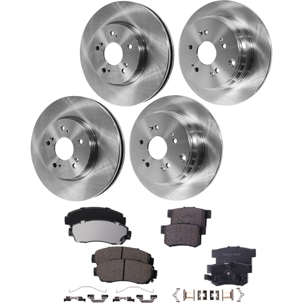 2012-2016 Honda CR-V Brake Rotors - Front & Rear (42510SCAE50)