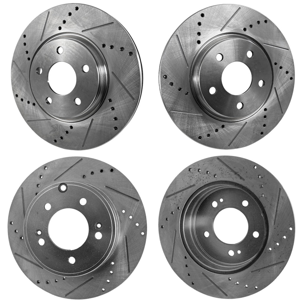 2005-2016 Hyundai Sonata & Kia Optima Brake Rotors - Front & Rear (31424)