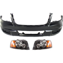 Load image into Gallery viewer, 2003 Ford Expedition Bumper Cover - Front, 3-Piece (2L1Z17D957MPTM)