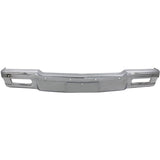 Front Bumper For 1980-1990 Chevrolet Caprice, Face Bar, Steel, Chrome